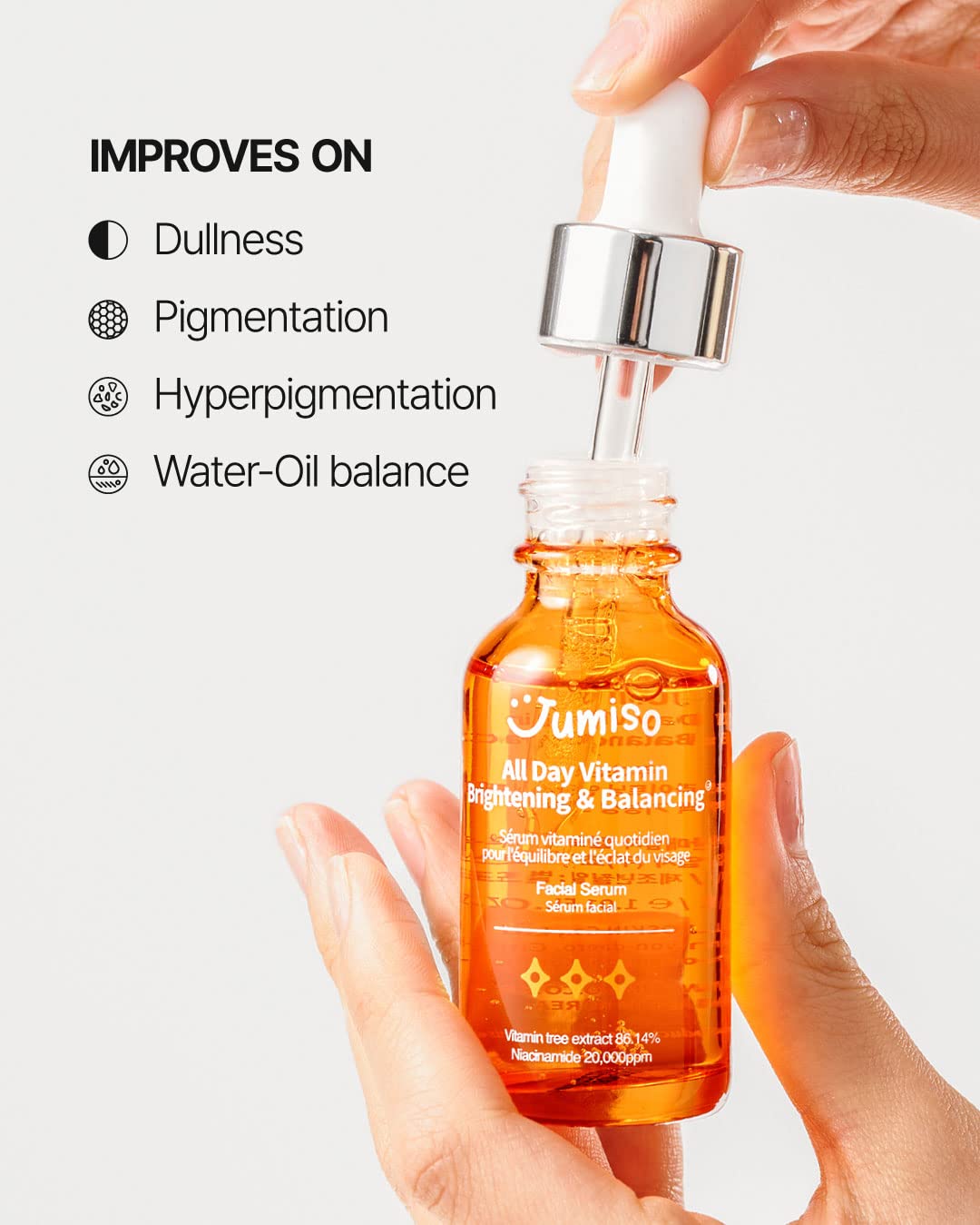 JUMISO All Day Vitamin Brightening & Balancing Facial Serum