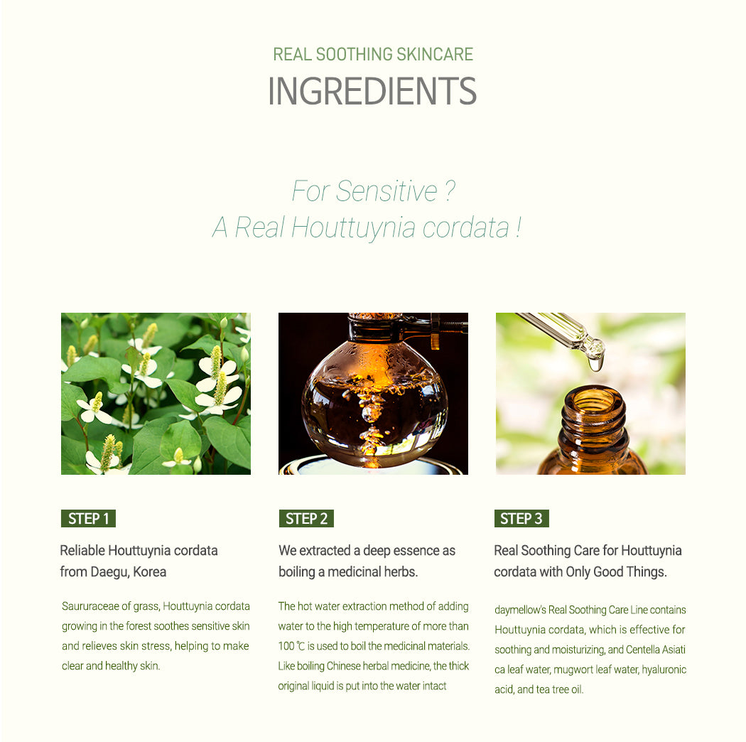 Daymellow Houttuynia Cordata Real Soothing Essence 150ml