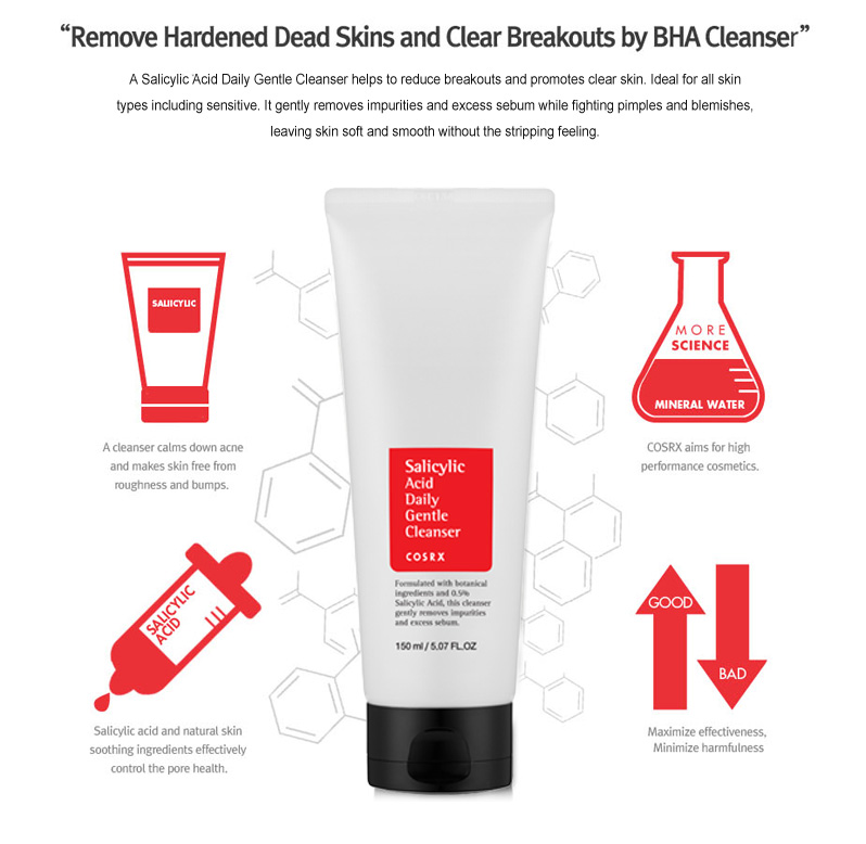 Cosrx Salicylic Acid Daily Gentle Cleanser
