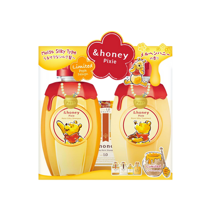 &Honey Pixie Moist Silky Shampoo & Treatment Set - Winnie the Pooh (Limited)