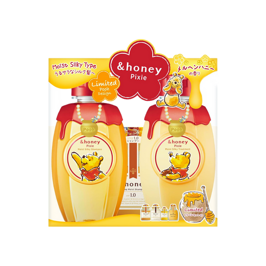 &Honey Pixie Moist Silky Shampoo & Treatment Set - Winnie the Pooh (Limited)