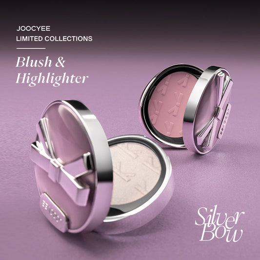 Joocyee Silver Bow Series Blush & Highliter