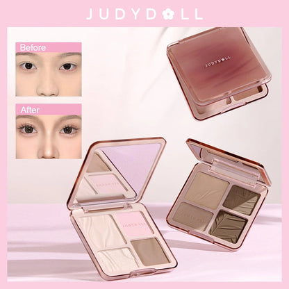 Judydoll 2 IN 1 Highlighter Contour Palette