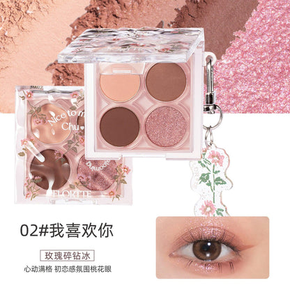 Flortte Nice to Meet Chu 4-Color Eyeshadow Palette