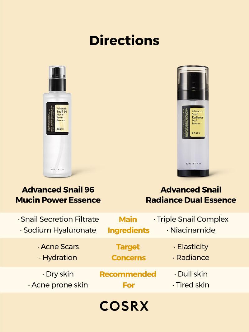 Cosrx Advanced Snail Radiance Dual Essence