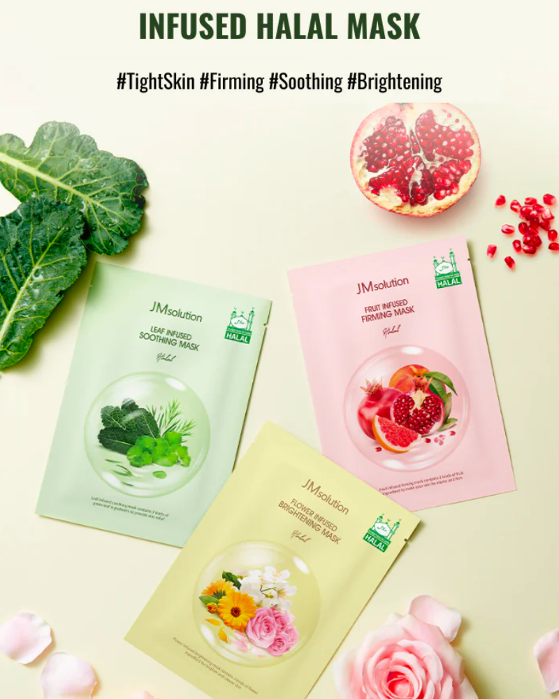 JM Solution Flower Infused Brightening Mask Halal (10EA)