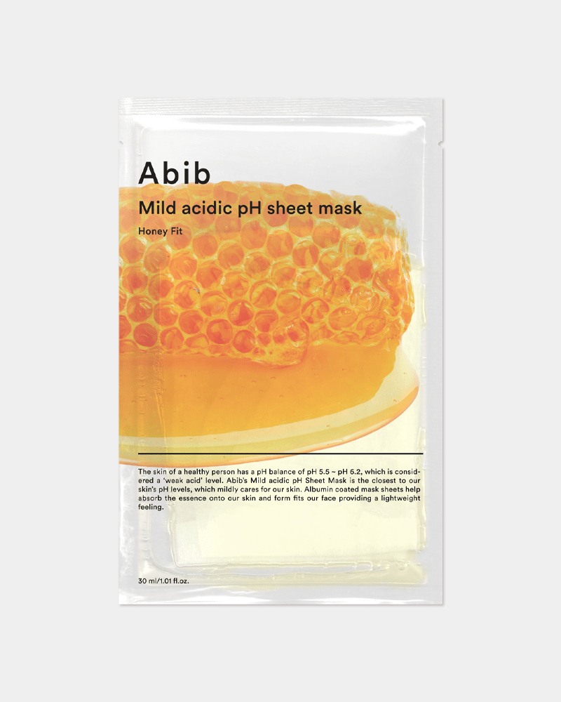 Abib Mild Acidic pH Sheet Mask Honey Fit (Pack of 10)