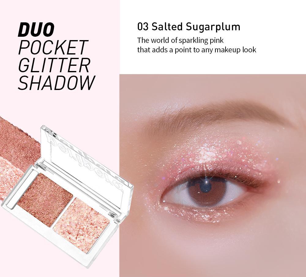 Peripera Duo Pocket Glitter Shadow