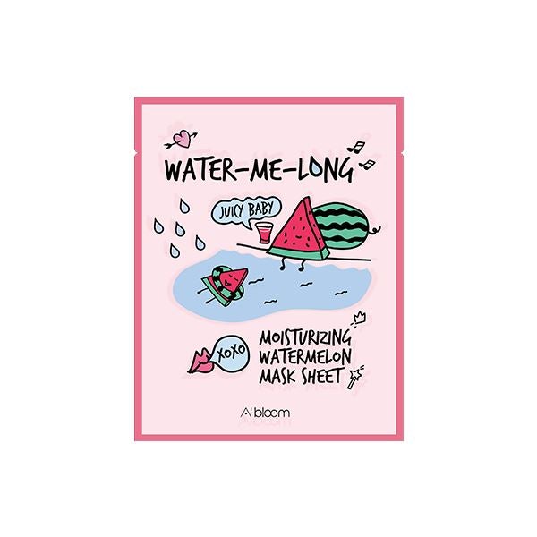 A'BLOOM Water-Me-Long Moisturizing Watermelon Mask (1 Sheet)