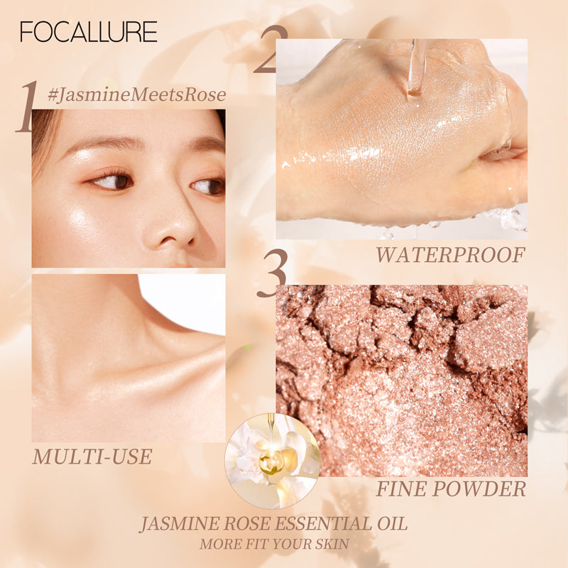 Focallure Shimmering Skin Pressed Highlighter [Flower Show Series]