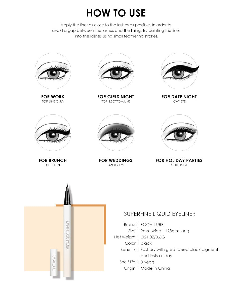 Focallure Superfine Liquid Eyeliner