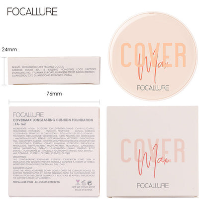 Focallure Covermax Longlasting Matte BB Cushion Foundation