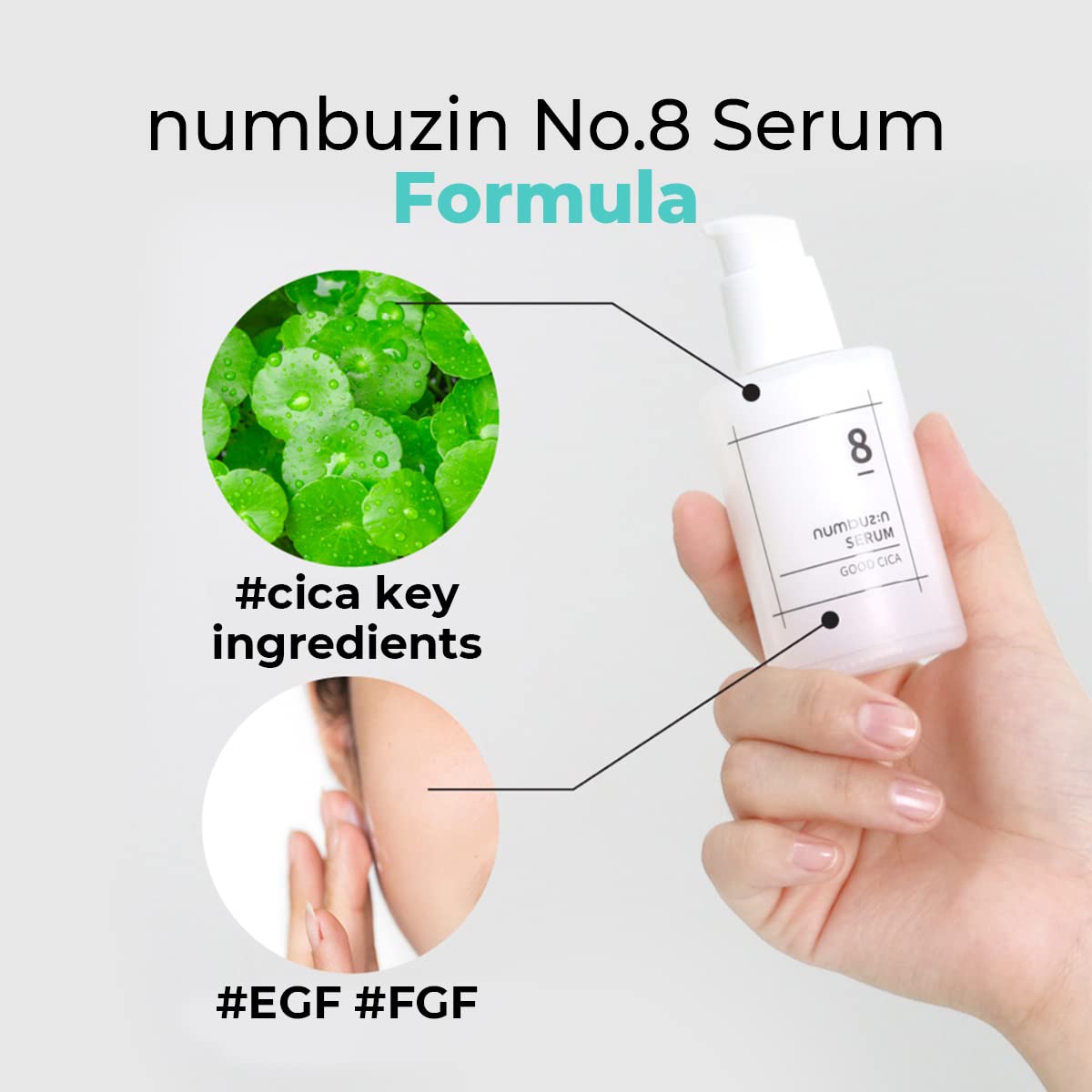 numbuzin No.8 Good Cica Serum