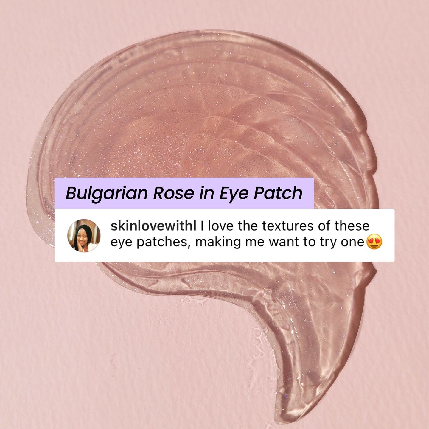 Heimish Bulgarian Rose Water Hydrogel Eye Patch