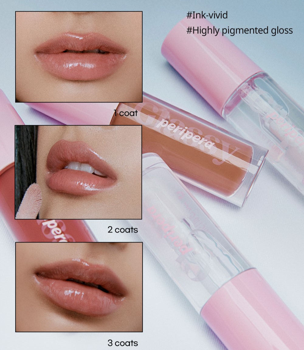Peripera Ink Glasting Lip Gloss [3 Colors]