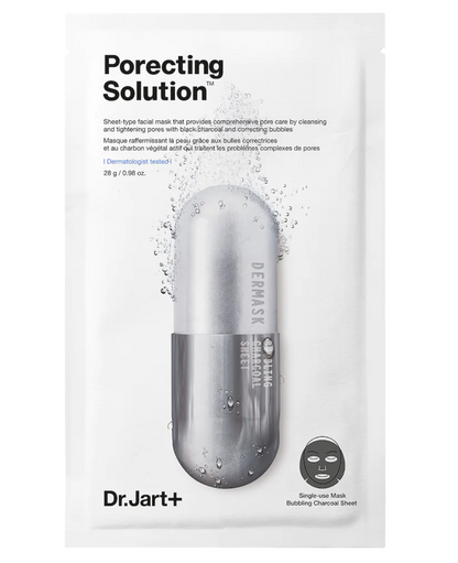 Dr. Jart+ Dermask Ultra Jet Porecting Solution Bubbling Charcoal Sheet Mask