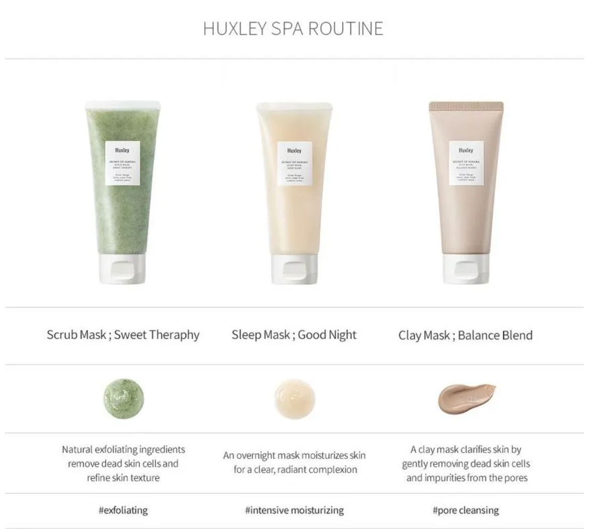 Huxley Spa Routine Deluxe Complete Set