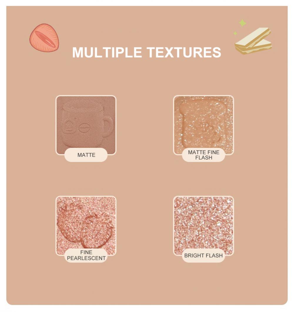 Novo Clear and Soft Toast Eyeshadow Palette