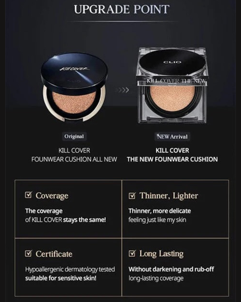 Clio Kill Cover The New Founwear Cushion Set (+Refill) [2022 Awards Winner]