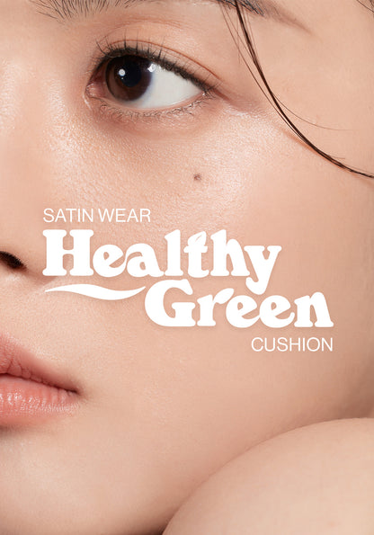 Unleashia Satin Wear Healthy-Green Cushion SPF30 PA++ [3 shades]