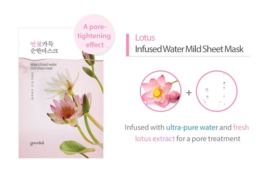 Goodal Infused Water Mild Sheet Mask