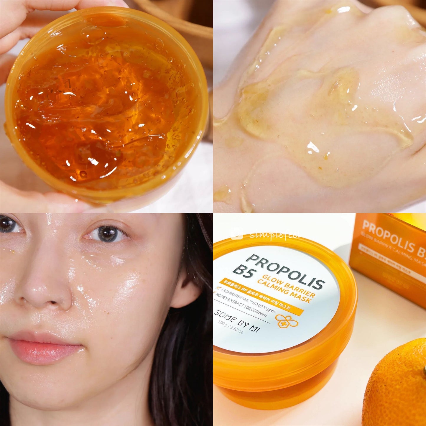 SOME BY MI Propolis B5 Glow Barrier Calming Mask