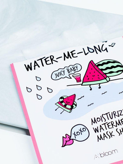 A'BLOOM Water-Me-Long Moisturizing Watermelon Mask (1 Sheet)
